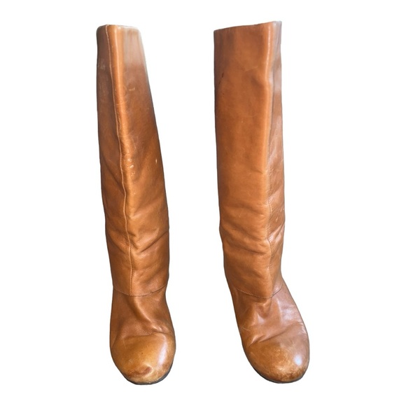 RUDSAK congac mid-calf wedge boot | size 38/7.5US | 1.5 inch heel - Picture 2 of 6